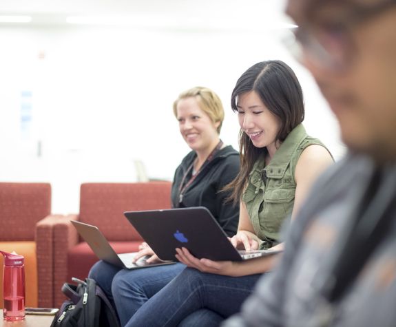 students in audiology class